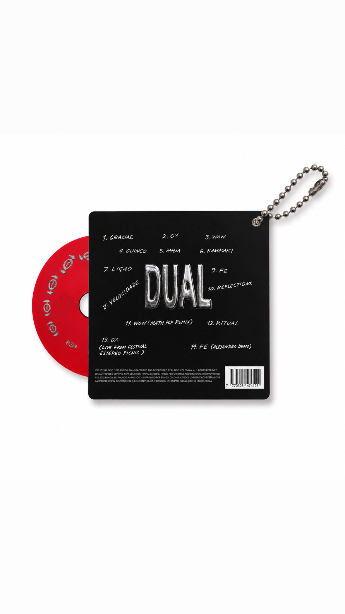 DUAL CD Keychain