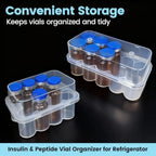 Peptide 10-Slot Vial Storage Case