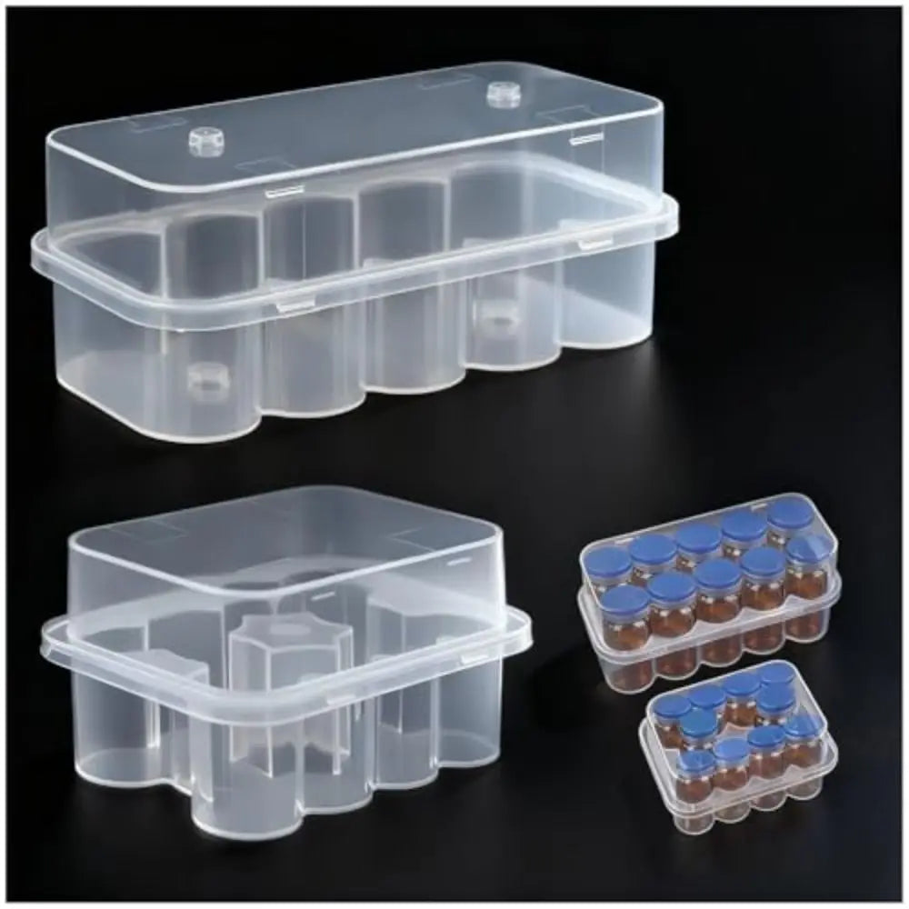 Peptide 10-Slot Vial Storage Case