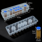 Peptide 10-Slot Vial Storage Case