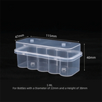 Peptide 10-Slot Vial Storage Case